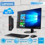 Lenovo M910Q All-in-One - Core i5-6500T - 8 Go RAM - 500 Go - Écran 22" Remis à Neuf